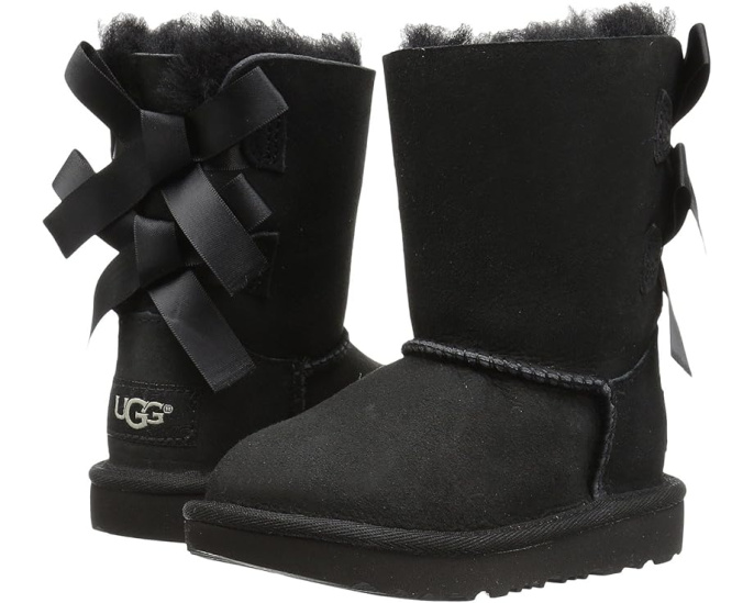 Угги для малышей UGG Kids Bailey Bow II с бантами из овчины