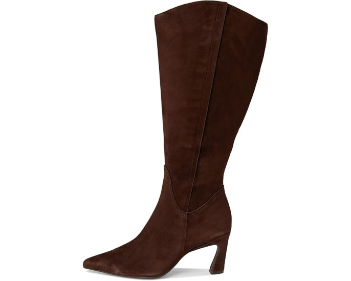 Высокие сапоги Naturalizer Emily Extra Wide Calf до колена с острым носком и шпилькой