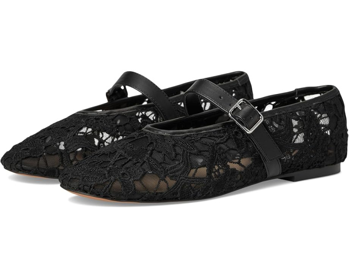 Балетки Dreaming с сетчатым верхом и ремешком на щиколотке Steve Madden