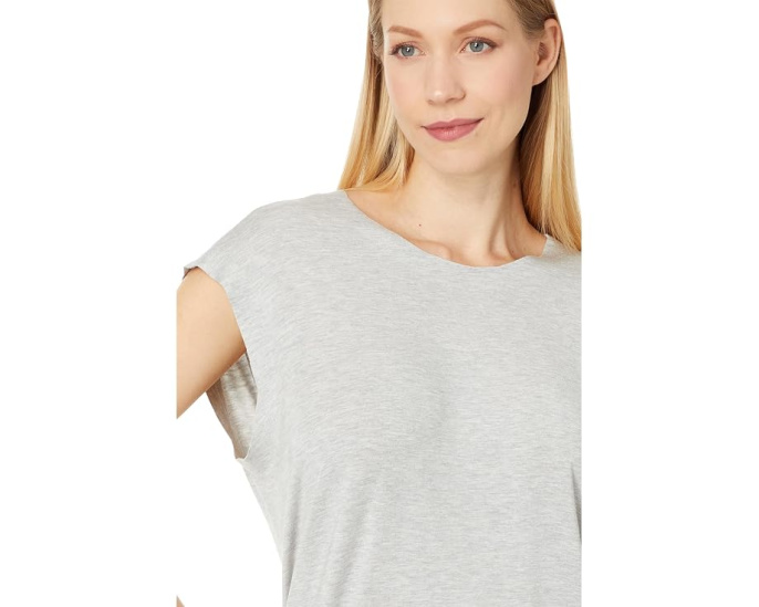 Norma Kamali Sleeveless Boyfriend Cropped Crewneck топ