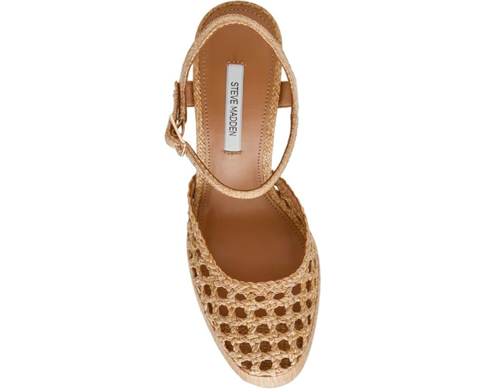 Босоножки Steve Madden Lexie на платформе с плетеным верхом из рафии