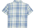 Повседневная клетчатая рубашка Boxy Woven abercrombie kids для детей