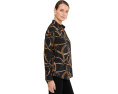 Рубашка Classic Fit Belting-Print Crepe от Lauren Ralph Lauren