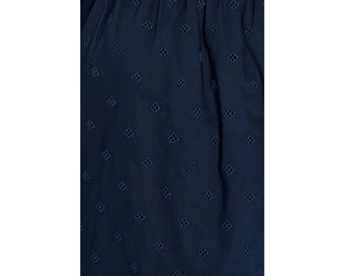 Платье Chateau с вышивкой фуляр Madewell темно-индиго
