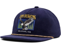 Кепка Topo Designs Corduroy Trucker из вельвета Midnight