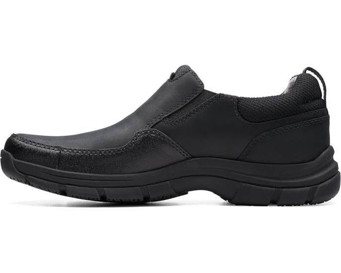 Водонепроницаемые кроссовки Clarks Walpath Step с кожаным верхом и квадратным каблуком