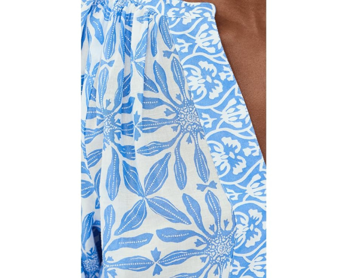 Vineyard Vines топ Emilia с вырезом каре