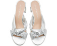 Сланцы Stuart Weitzman Soplaya Block Slide 50 на платформе из кожи