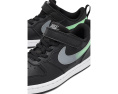 Кроссовки Nike Court Borough Low Fade для детей Black и Illusion Green