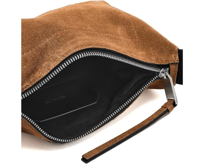 AllSaints сумка через плечо Alba Suede Zip Xbody