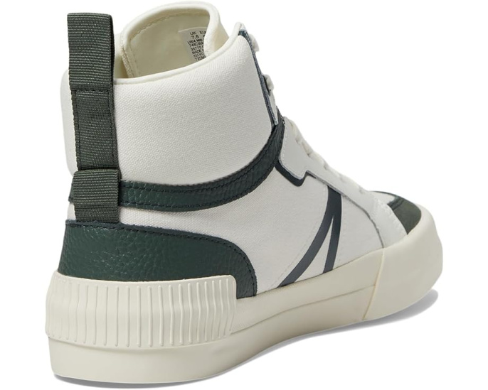 Высокие кроссовки Lacoste L004 Mid с текстильным верхом и стелькой Ortholite