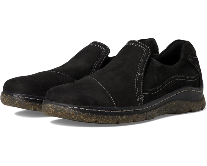 Слипоны Clarks Orlene Slip из премиальной кожи с анатомической стелькой