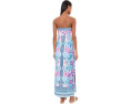 Lilly Pulitzer Макси-платье Noa без бретелек с цветочным принтом