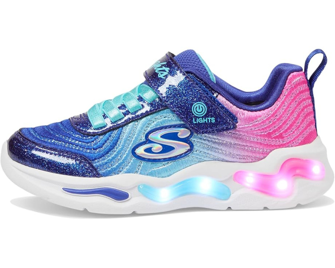 Кроссовки Skechers Wavy Beams Ombre Express со светящейся подошвой