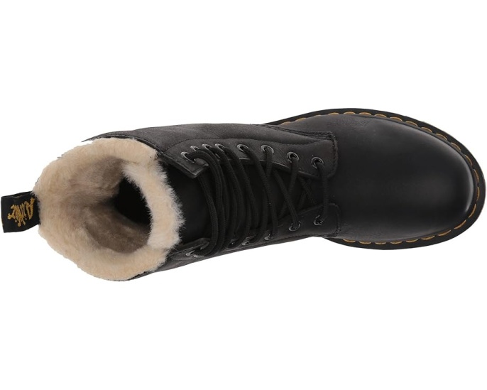 Женские ботинки Dr. Martens Serena 8-Eye с меховой подкладкой