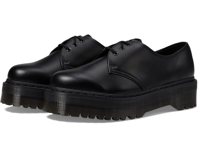 Туфли Dr. Martens V 1461 Quad Mono на платформе