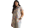 Рубашка Lauren Ralph Lauren Plus Size свободного кроя с цветочным принтом