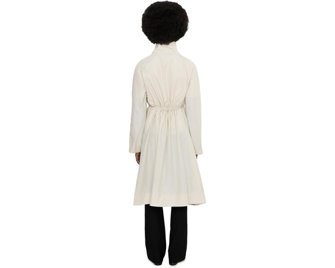 Пальто Eileen Fisher Light Cotton Nylon с драпированным воротником