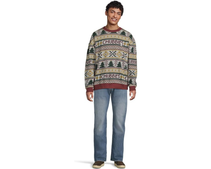 Свитшот Chubbies The Ol' Log Cabin оверсайз с круглой горловиной