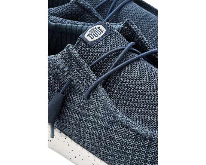 Обувь Hey Dude Wally Stretch Sox с эластичными шнурками и съемной стелькой