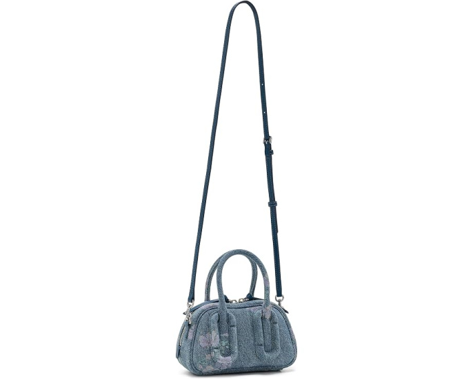 Мини-сумка Marc Jacobs Babe Mini Top-Handle с цветочным денимом