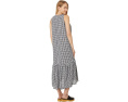 Платье NIC+ZOE Drapey Gingham клетчатое драпированное