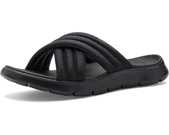 Сандалии SKECHERS GO Walk Flex с объемной поперечной полосой и амортизацией
