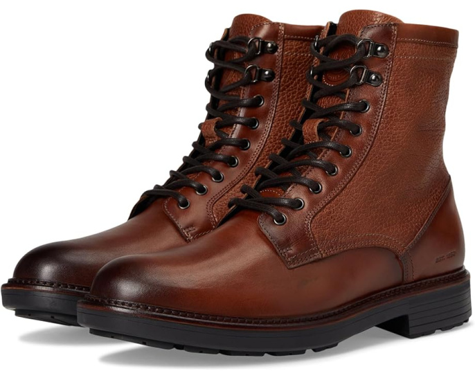Johnston & Murphy Latham Plain Toe ботинки из телячьей кожи