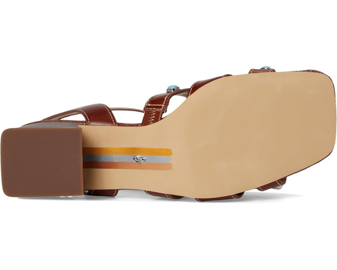 Сандалии Sam Edelman Wayla 2 на квадратном каблуке с плетеным верхом