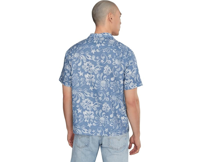 Рубашка RVCA Alvarez Aloha Short Sleeve с цветочным принтом и карманами