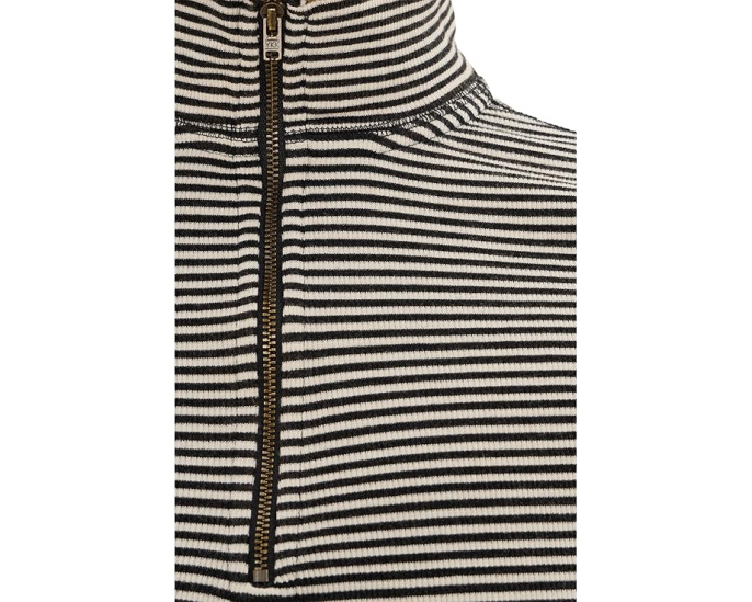 Топ Free People Avery Zip Up с молнией и V-образным вырезом
