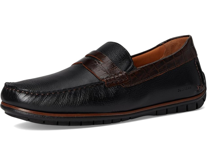 Johnston & Murphy Cort 2.0 Penny мокасины с ручной строчкой и стелькой TRUFOAM