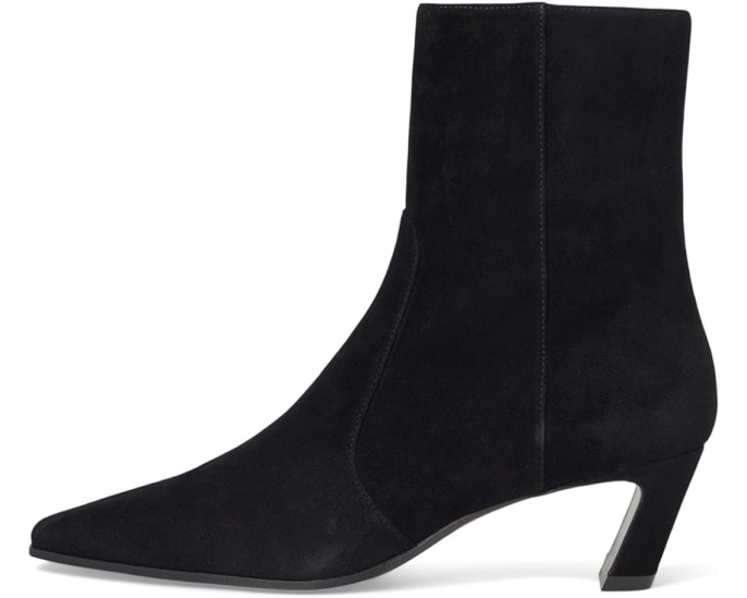 Ботильоны Stuart Weitzman Stassi Zip Bootie 50 на квадратном каблуке