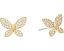Серьги-гвоздики Pave Butterfly от Kate Spade New York