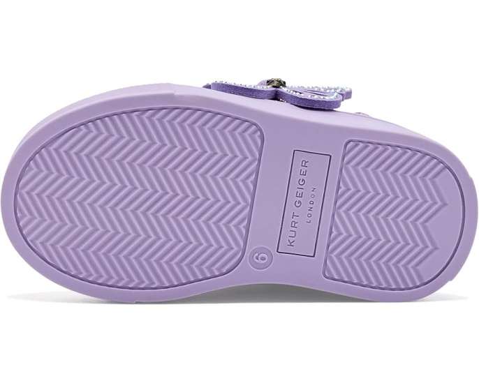 Kurt Geiger London Kids Кроссовки Mini Southbank Tag с цветком для малышей