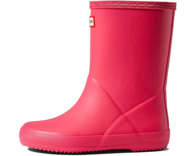 Детские резиновые сапоги Hunter Kids First Classic с плоской подошвой для первых луж