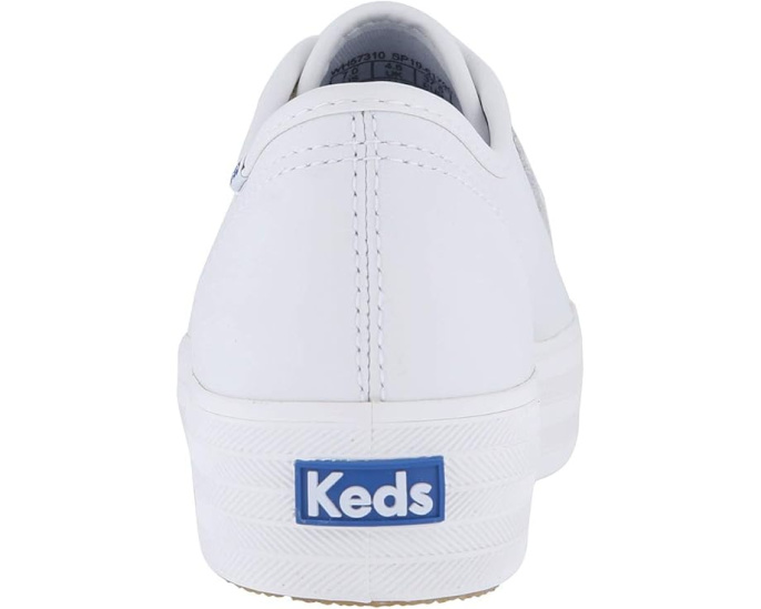 Кроссовки Keds Triple Kick Leather на платформе с кожаным верхом