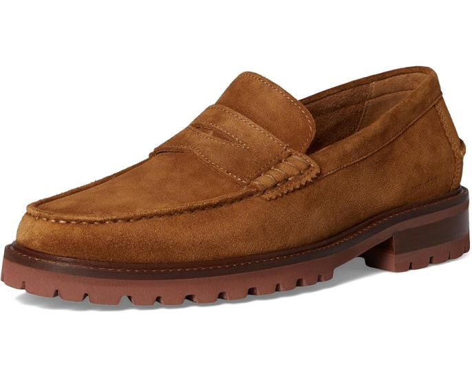 Johnston & Murphy Collier Penny из мягкой замши со стелькой TRUFOAM