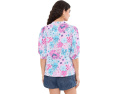 Топ Lilly Pulitzer Mialeigh с рукавом до локтя из льна