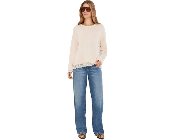 Georgie Lace Trim Pullover