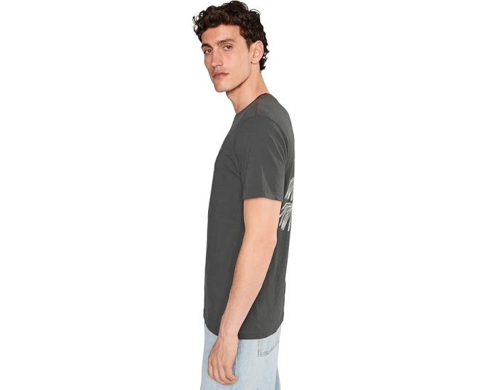 Футболка RVCA Soil Co Short Sleeve с контрастной отстрочкой