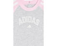 Детский комбинезон adidas Kids с регланными рукавами и принтом