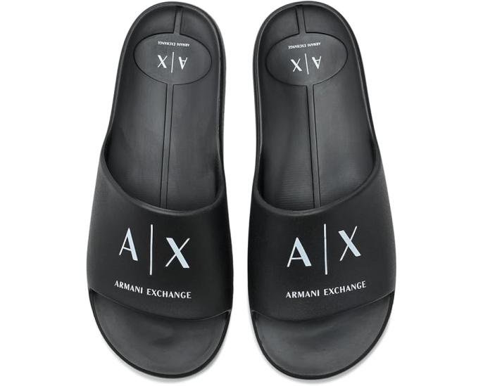 Шлепанцы Armani Exchange с логотипом