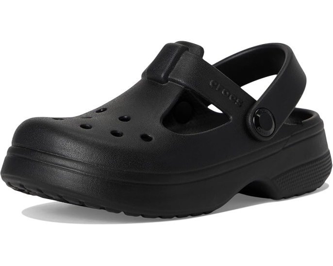 Классические сабо Mary Jane Crocs для малышей с регулируемым ремешком