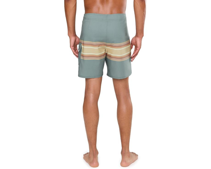 Пластиковые шорты RVCA Exotica длиной 43 см зеленые