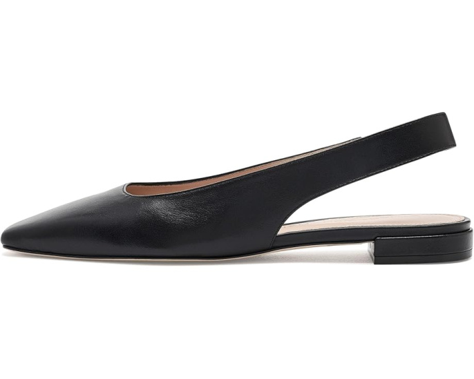 Босоножки Stassi Slingback Stuart Weitzman с леопардовым принтом на каблуке