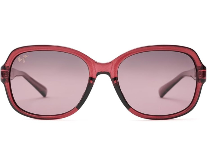 Солнцезащитные очки Maui Jim Hiluhilu с розовой оправой и линзами PolarizedPlus2