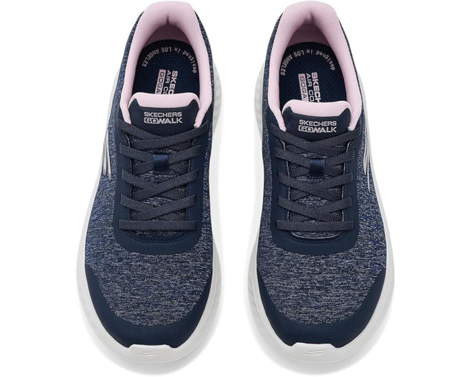 Кроссовки Go Walk Now Heather с верхом из сетки от Skechers Performance синие