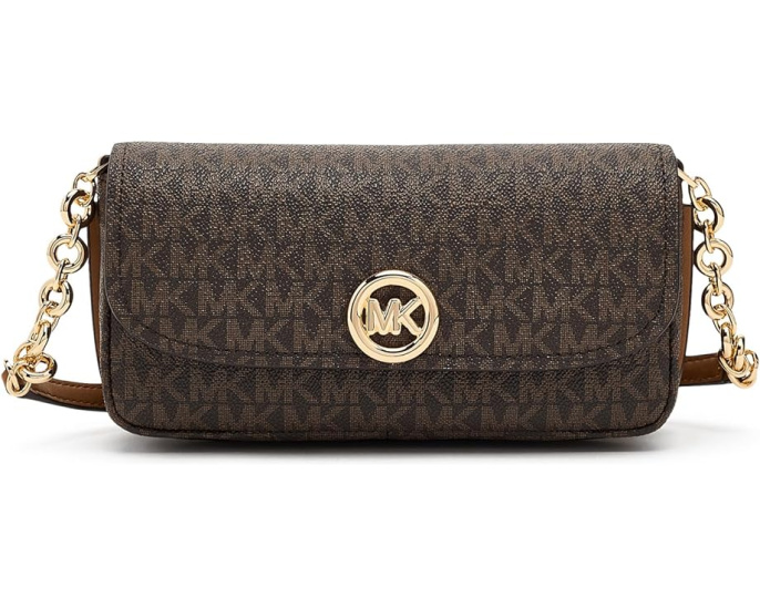 MICHAEL Michael Kors джинсовая сумка кроссбоди Nolita Small Flap Chain Crossbody