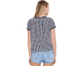 Splendid блуза Gigi Gingham Puff Sleeve в клетку с пышными рукавами